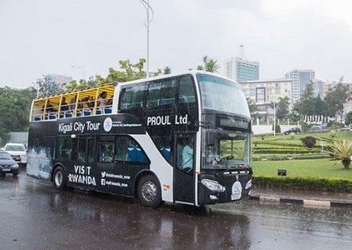 Rwanda’s first double-decker sightseeing bus